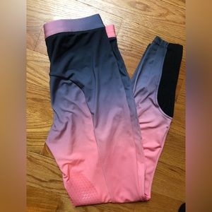 ECP RideTex Ombre Knee Patch Riding Tights Size Small  LIKE NEW! 💜🦄